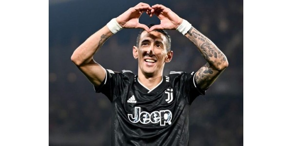 Ángel Di María strzela fantastycznego pierwszego gola dla Juventusu